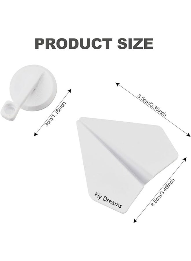 Funny Airplane Car Dashboard Decoration, Swinging Airplane Ornament for Stress Relief, Unique Dashboard Ornament for Car Interior Decoration Accessories (White) - Image 2