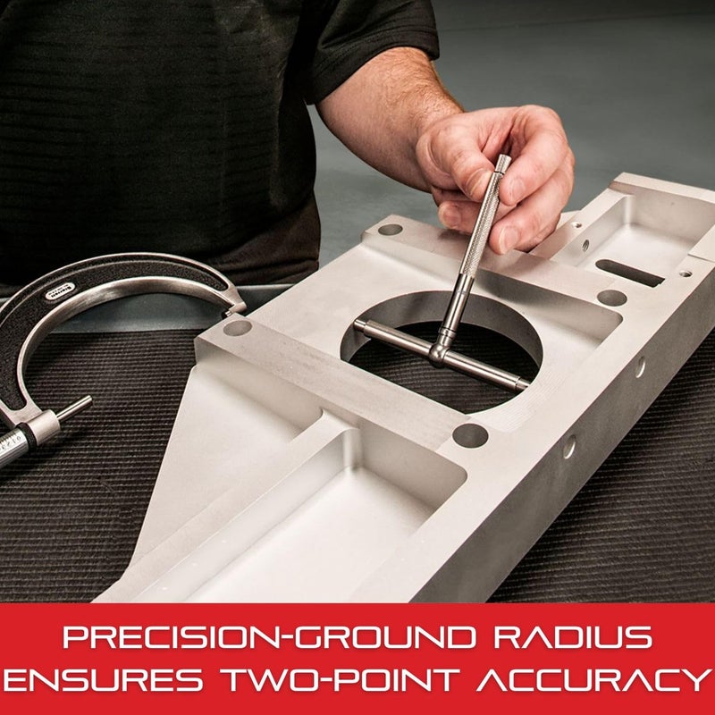 Starrett Telescoping Gage, Self-Centering with Two Arms - Ideal for Determining True Size of Holes, Slots and Recesses - 1-1/4" - 2-1/8" Range, 2-3/8" Handle Length - 579D - Image 4