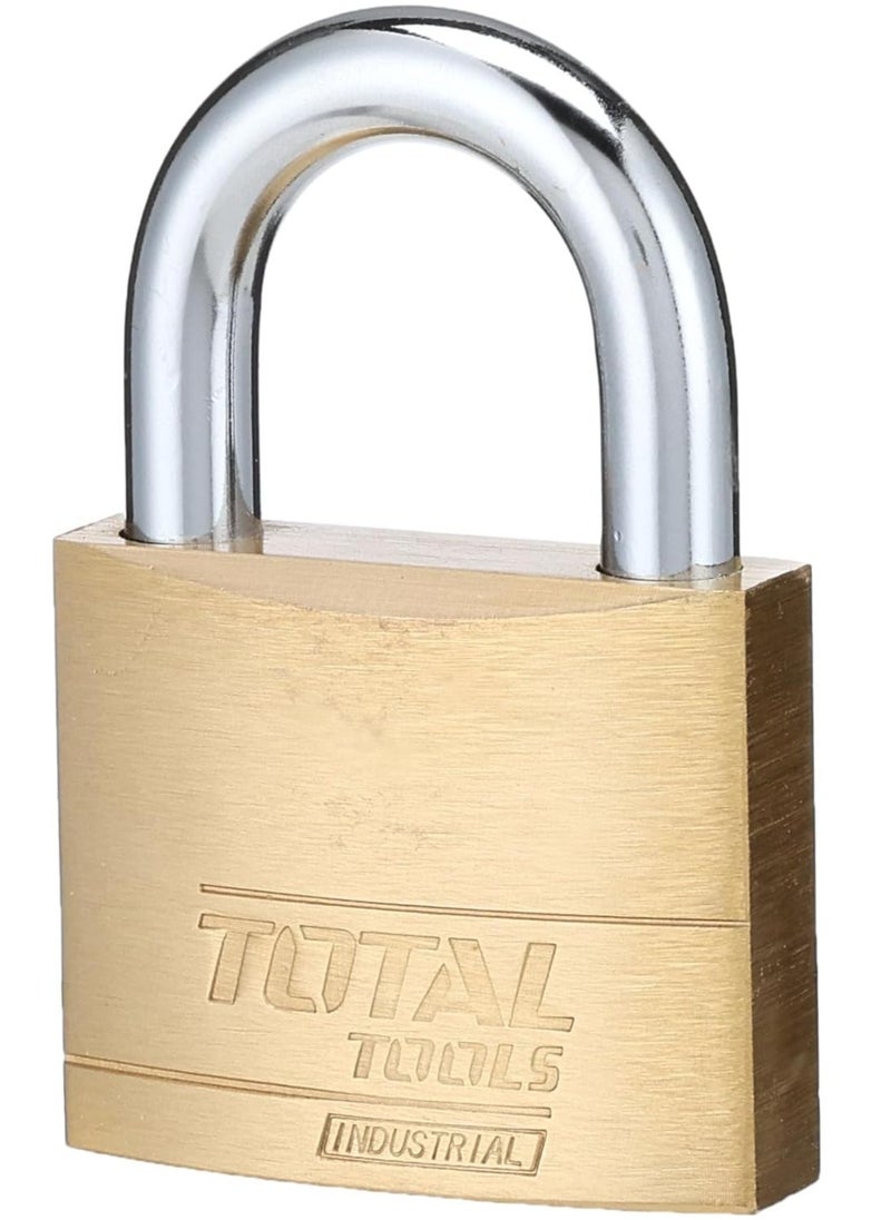 TOTAL Heavy Duty Brass Padlock 50 MM  - Image 4