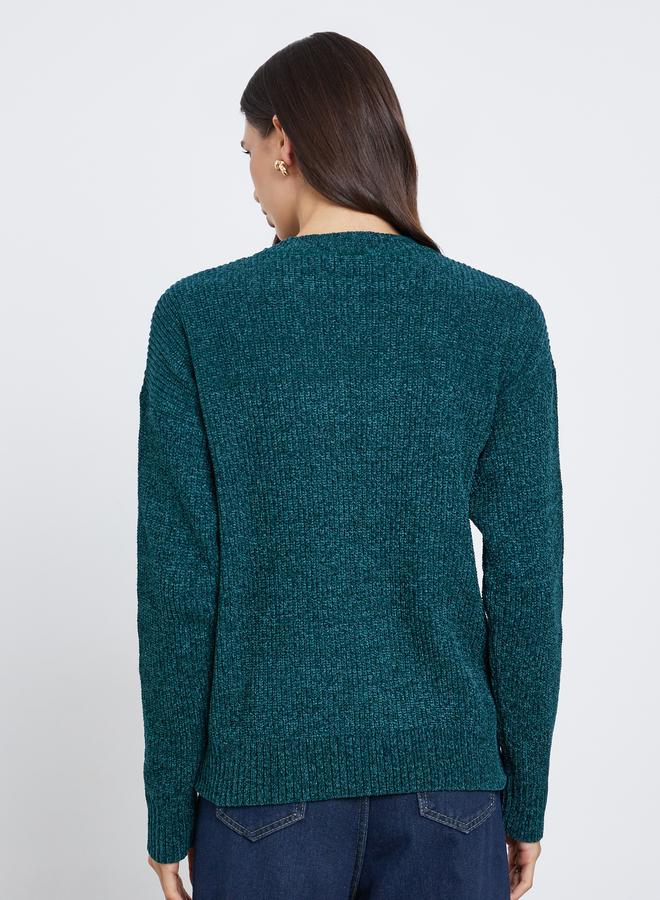 ستايلي سويتر محبوك واسع - Image 5