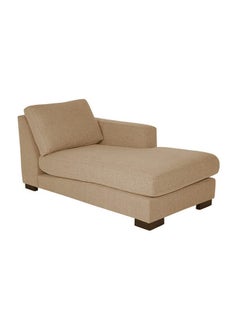 REGAL IN HOUSE Right Corner Sofa with Left Armrest Upholstered in Linen 85x168x88 cm-Light Brown  - Image 1