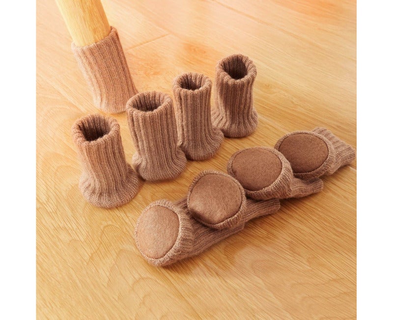 Light Brown High Elastic Chair Leg Socks (16 PCS) - Image 2