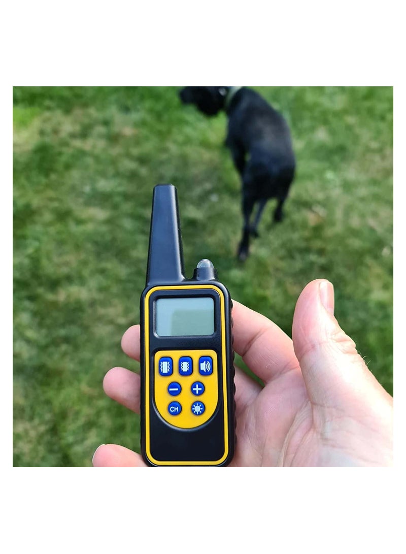 SYOSI Dog Training Collar with Wireless Remote USB Rechargeable Collar Waterproof Home Dog Training Device Vibrating Dog Collar with Remote Control Vibration/Beep Mode Dog Barking Collar 500 Yards Range - Image 3