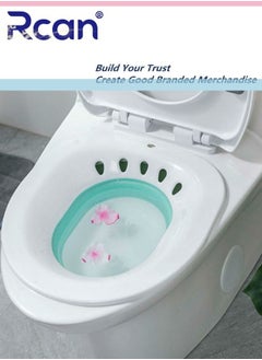 Sitz Bath for Toilet Seat Hemorrhoids Foldable Postpartum Care Basin Sits Bath Kit for Women Great for Maternity Postpartum Care Designed for Perineum Soaking Fits Universal Toilet - pzsku/ZA0E3F5951F777C16810AZ/45/_/1704709454/0e96cb23-bf14-47e3-83bf-67dfef84ee5f