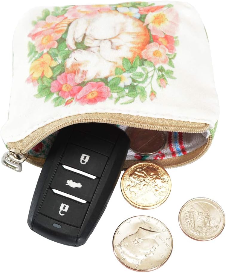 ARRIZO Women and Girls Cute Fashion Coin Purse Wallet Bag Change Pouch Key Holder - Image 4