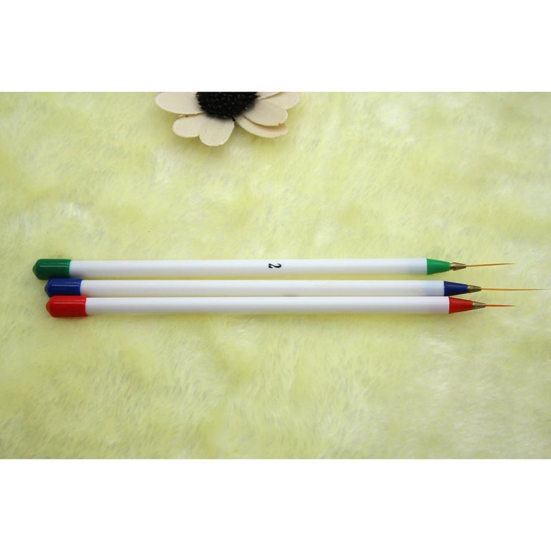 minkissy 3Pcs Nail Art Pens Liner Brushes Pull Line Pen Women Girls Nail Art Tool for Thin Long Lines Tiny Details Fine Drawing Delicate Coloring - Image 4