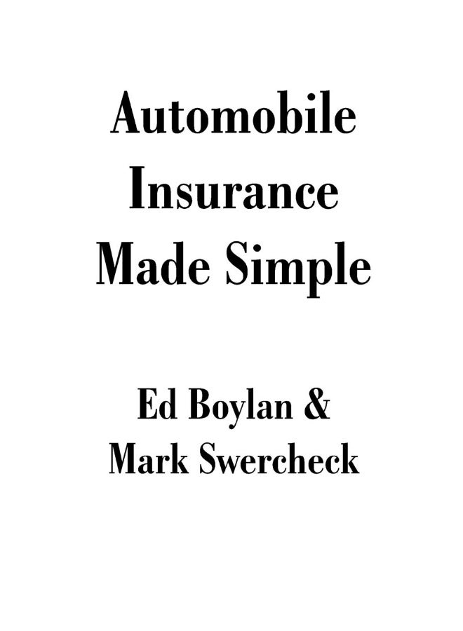 تأمين السيارات بشكل بسيط