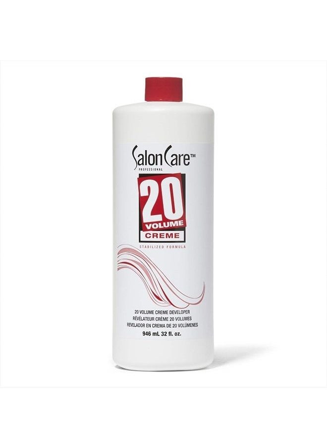 Salon Care - 20 Volume Creme Developer, 32 Oz - Image 1