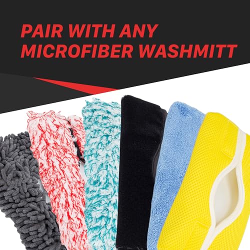 Maxshine 3 Piece Premium Microfiber Detailing IncrediStick – Lightweight, Rust-Proof, and Durable Cleaning Tool with Removable Brush Covers for Delicate & Tough Surfaces – Compact, Easy to Store - Image 5