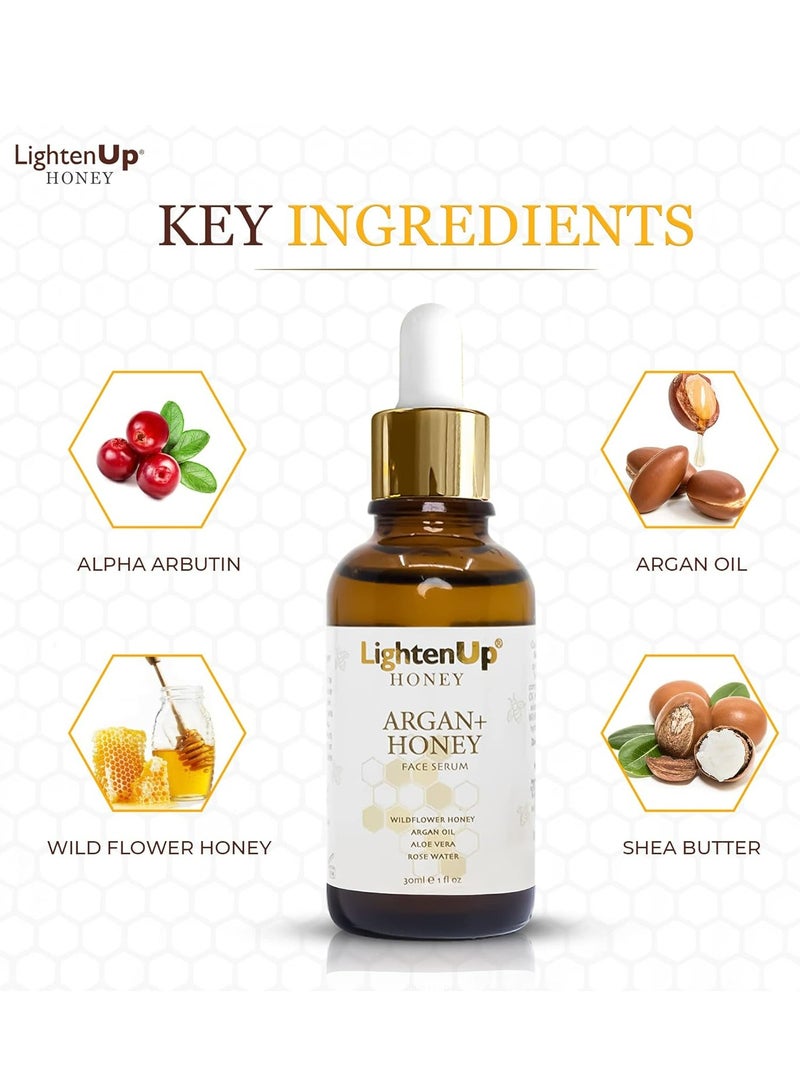 لايتين اب سيروم للوجه بالأرجان+العسل 30 مل - Image 5