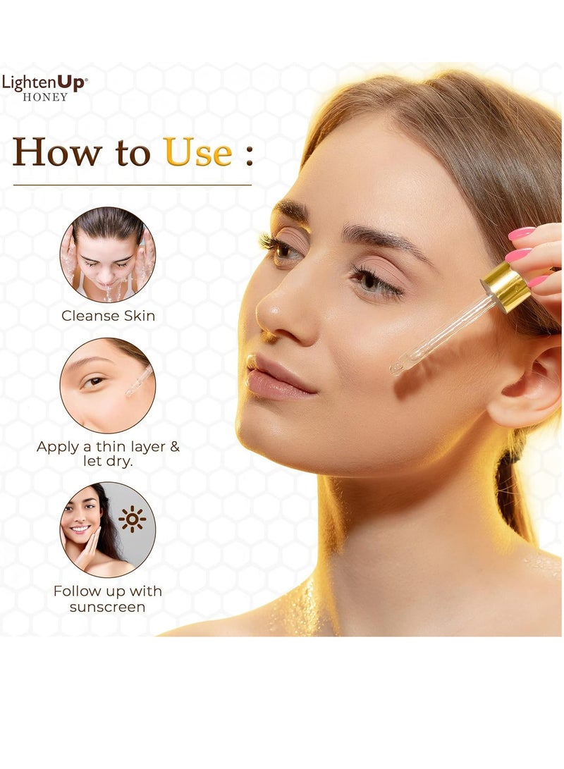 لايتين اب سيروم للوجه بالأرجان+العسل 30 مل - Image 2