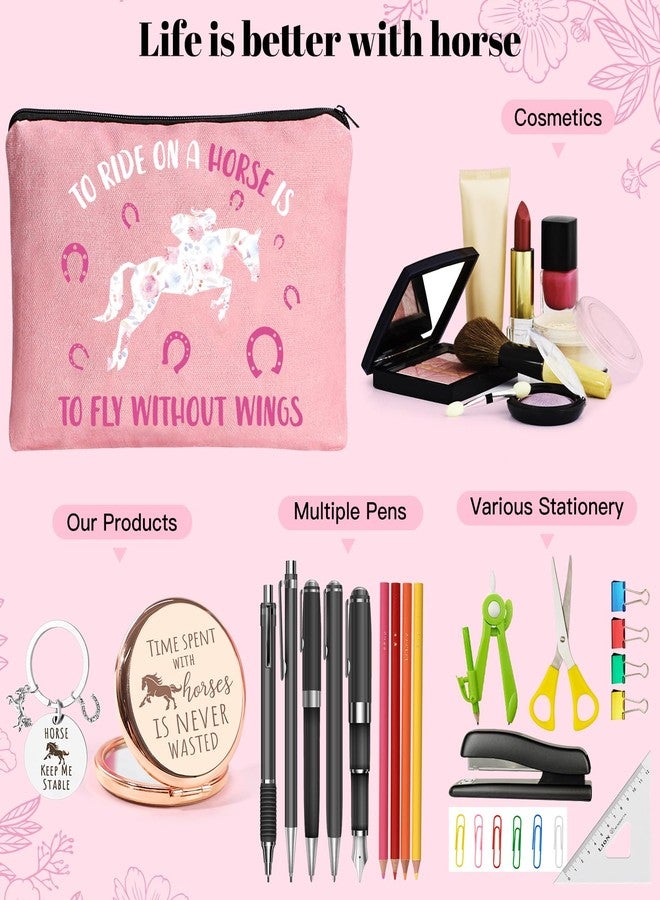 Frerdui Horse Gifts for Girls, Horse Toys for Girls 6-12 10-12, Horse Stuff for Girl, Horse Accessories Gifts for Horse Lovers, Horse Gifts for Women Girl, Just a Girl Who Loves Horses Gifts, Equestrian Gifts - Image 4