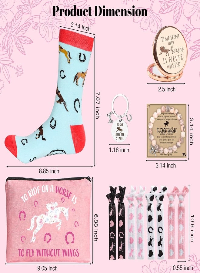 Frerdui Horse Gifts for Girls, Horse Toys for Girls 6-12 10-12, Horse Stuff for Girl, Horse Accessories Gifts for Horse Lovers, Horse Gifts for Women Girl, Just a Girl Who Loves Horses Gifts, Equestrian Gifts - Image 3