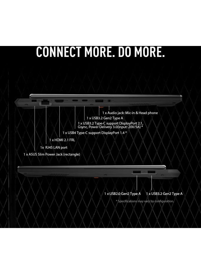 أسوس TUF Gaming Laptop A16, AMD Ryzen 7 260, 16GB RAM, 512GB SSD, Nvidia RTX 5060 8GB, 16" WUXGA 165 Hz  Display, Windows 11 Home, English Gray - Image 5