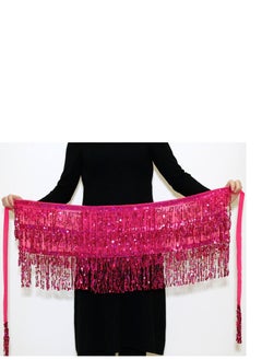 Loquat Women Hip Scarf Skirt Red 