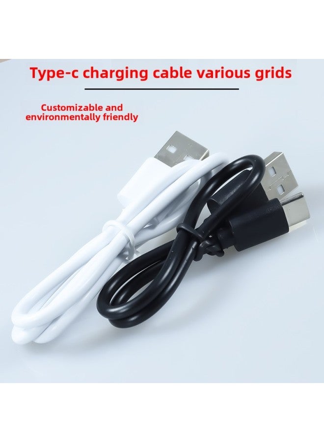 كابل شحن من النوع C سلك طاقة مطابق USB 2A شحن سريع من النحاس النقي سماعة رأس Blue Sky شحن الكنز Tpc لون فاتح: أسود-الطراز: كابل شحن من النوع c 50 سم 1A - Image 1