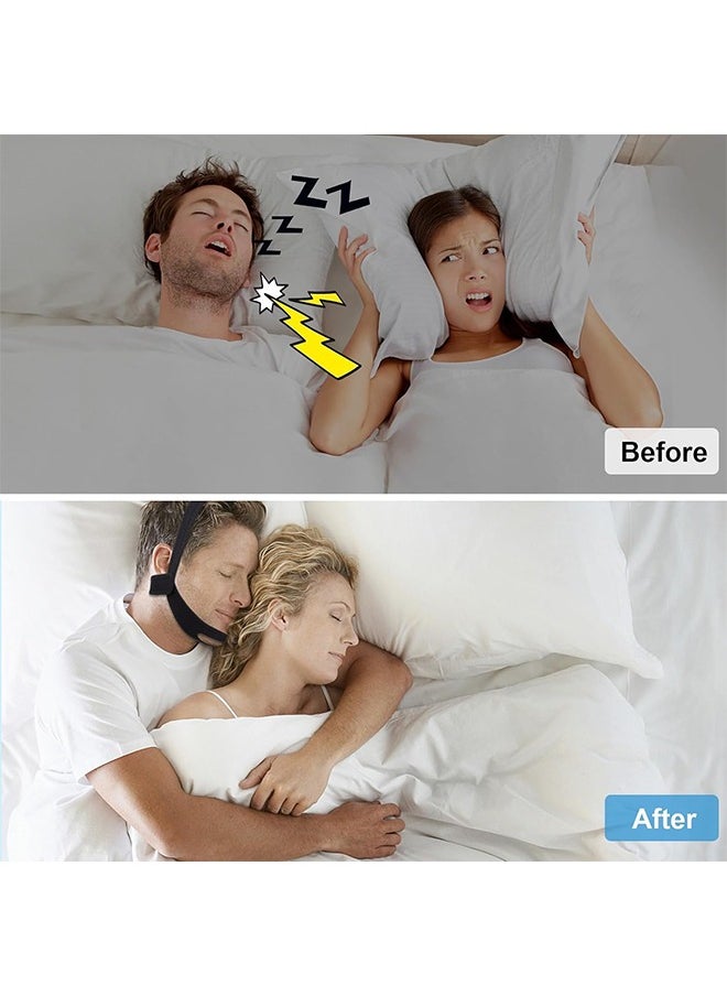 HY Anti Snoring Chin Strap, Upgrade Anti Snoring Devices, Anti Snoring Devices Anti Snoring Chin Strap for Men Women,Chin Straps Sleep Aids for Snoring Mouth Breather Mouth Closed While Sleeping  - Image 2