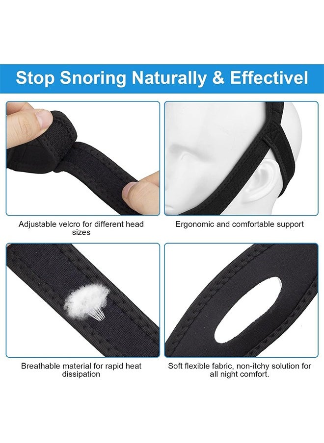HY Anti Snoring Chin Strap, Upgrade Anti Snoring Devices, Anti Snoring Devices Anti Snoring Chin Strap for Men Women,Chin Straps Sleep Aids for Snoring Mouth Breather Mouth Closed While Sleeping  - Image 4