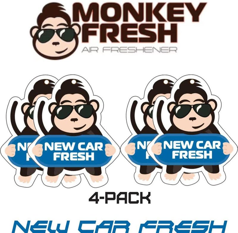 V-Spec Monkey Fresh Hanging Car Air Fresheners New Car - Image 1