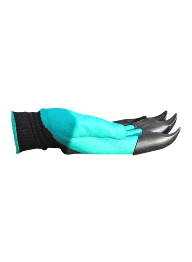 Sharpdo Pair Of Garden Planting Gloves Blue/Black 24x12cm - Image 3