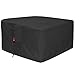 SheeChung SheeChung Large 43" Square Fire Pit Cover - Waterproof 600D Heavy Duty Square Patio Fire Pit Table Cover Black (Square  - Image 2
