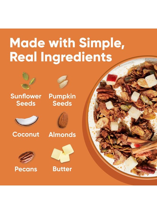 NuTrail ™ - Keto Nut Granola Healthy Breakfast Cereal - Low Carb Snacks & Food - 2g Net Carbs - Almonds, Pecans, Coconut and more - Image 3