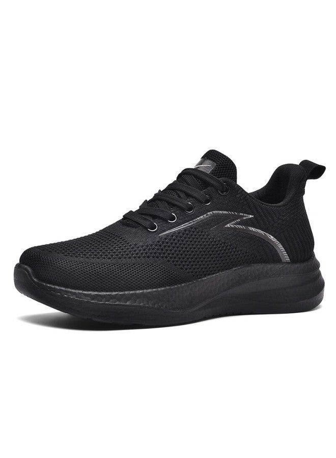 Double Star Eight Special Running Shoes Men's Summer Breathable Mesh Sports Shoes Lightweight Men's Casual Shoes Work Mesh Shoes Men Black Size 44 - Image 4