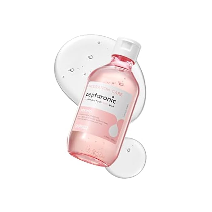 Snp 6 Peptides + 5 Hyaluronic Acid Face Serum | Firming, Soothing & Moisturizing Korean Skincare for Dry Skin | Lightweight & Non-Sticky Serum for Sensitive Skin | 7.43 fl oz - Image 1
