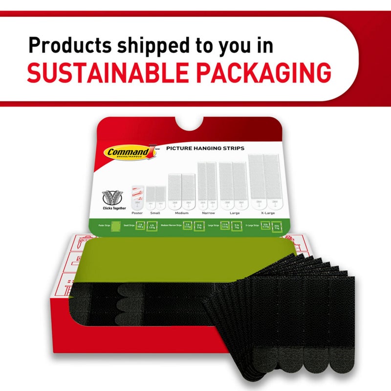 3M Command 10 lb Medium Picture Hanging Strips 16 Pairs (32 Command Strips), Damage-Free Hanging Picture Hangers, No Tools Great for Christmas Decorations - Image 3