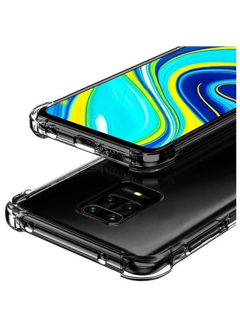 نيو جراب Redmi Note 9S رفيع ممتص للصدمات من مادة TPU بحافة ناعمة مع زوايا معززة وغطاء واقٍ شفاف - Image 2