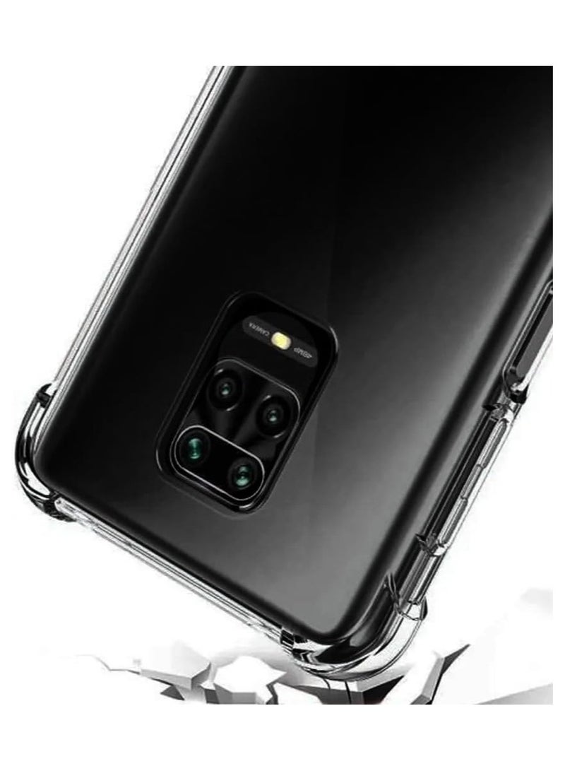 نيو جراب Redmi Note 9S رفيع ممتص للصدمات من مادة TPU بحافة ناعمة مع زوايا معززة وغطاء واقٍ شفاف - Image 3