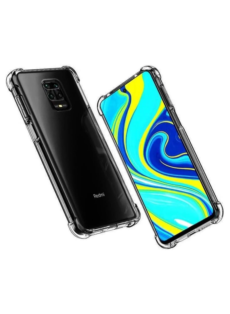 نيو جراب Redmi Note 9S رفيع ممتص للصدمات من مادة TPU بحافة ناعمة مع زوايا معززة وغطاء واقٍ شفاف - Image 4