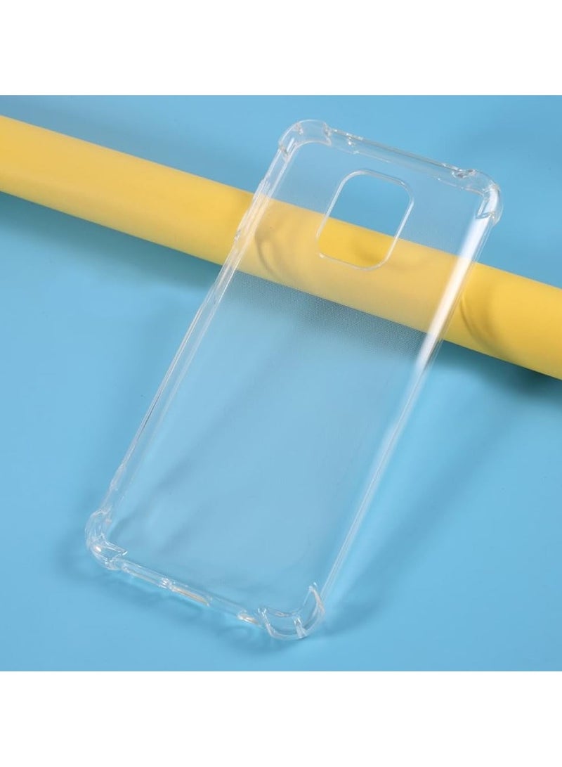نيو جراب Redmi Note 9S رفيع ممتص للصدمات من مادة TPU بحافة ناعمة مع زوايا معززة وغطاء واقٍ شفاف - Image 5
