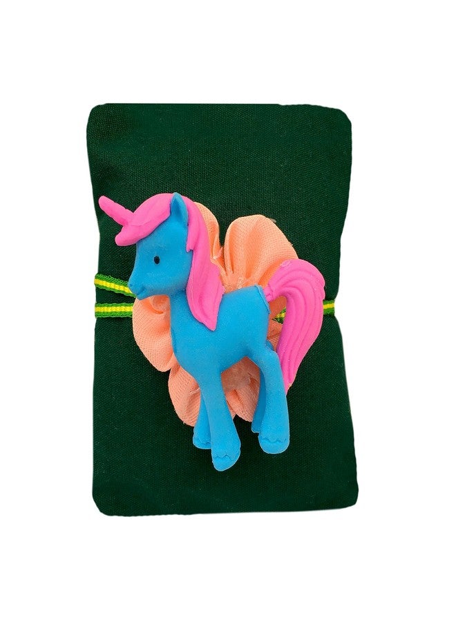 CLUZE Rakhi Combo Pack for Kids Set of 3 Cute Unicorn Shape, Pepa Pig Shape, Doremon Shape Rakhi for Boys/Girls/Bhateeja - Image 2