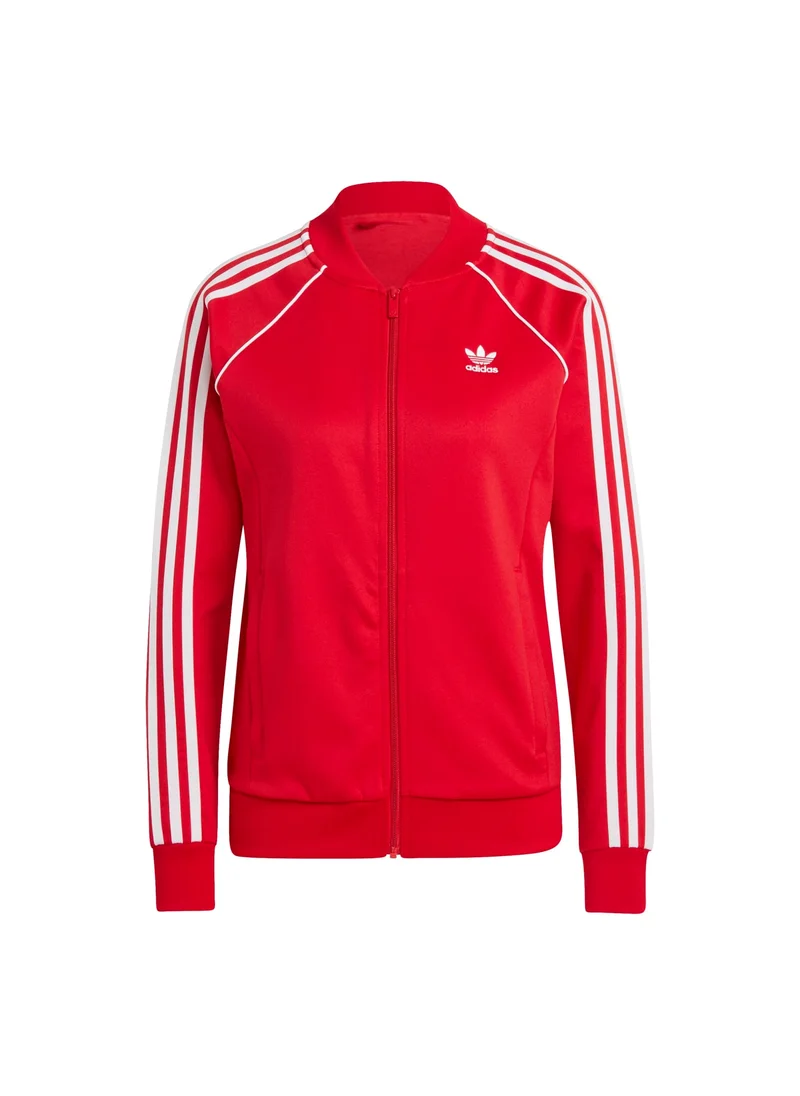 اديداس adidas NEW SST TT Red Originals Women TRACK TOPS