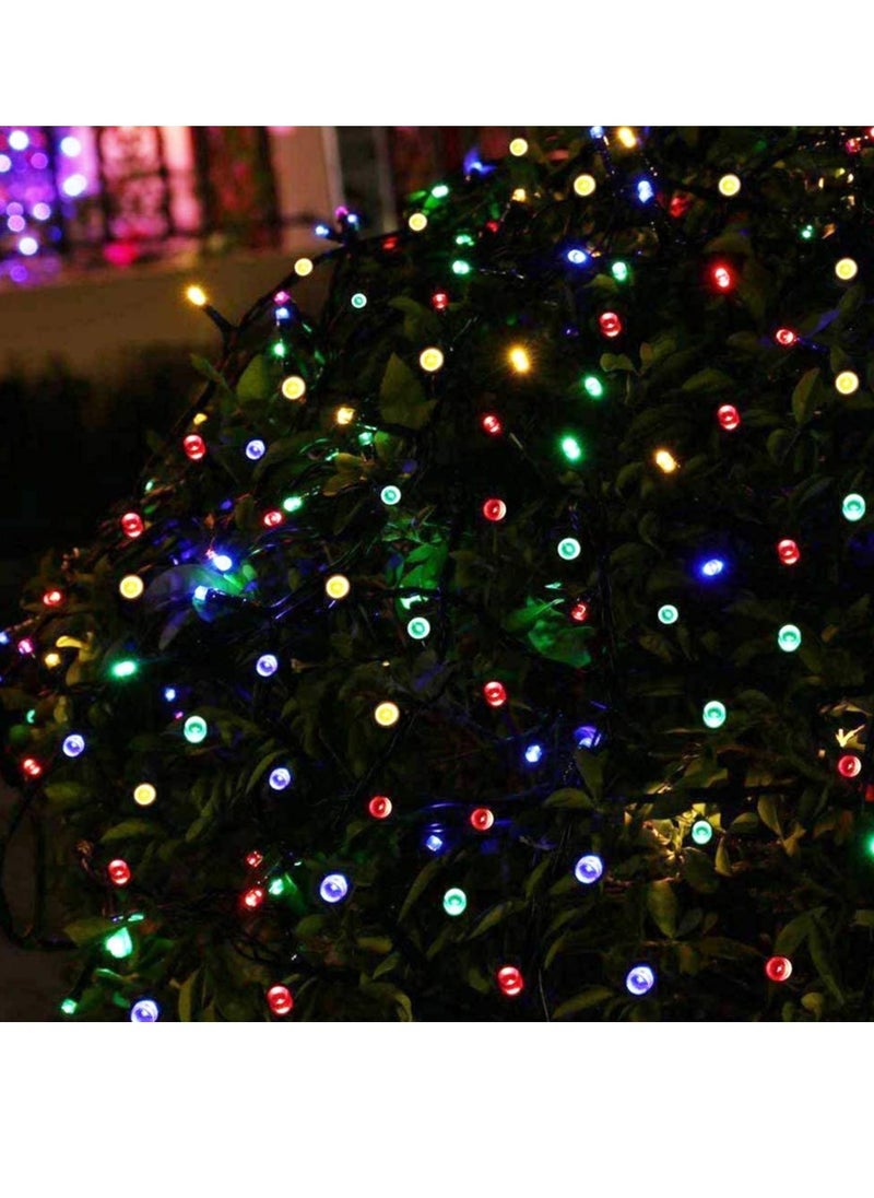 PAMEER - Multicolor 55ft 210 LEDs String Lights Black Wire Plug-in  String Home Decorative LED Strip for Christmas EID Ramadan Diwali and Wedding Parties Decoration Box Button Control 8 Modes - Image 1