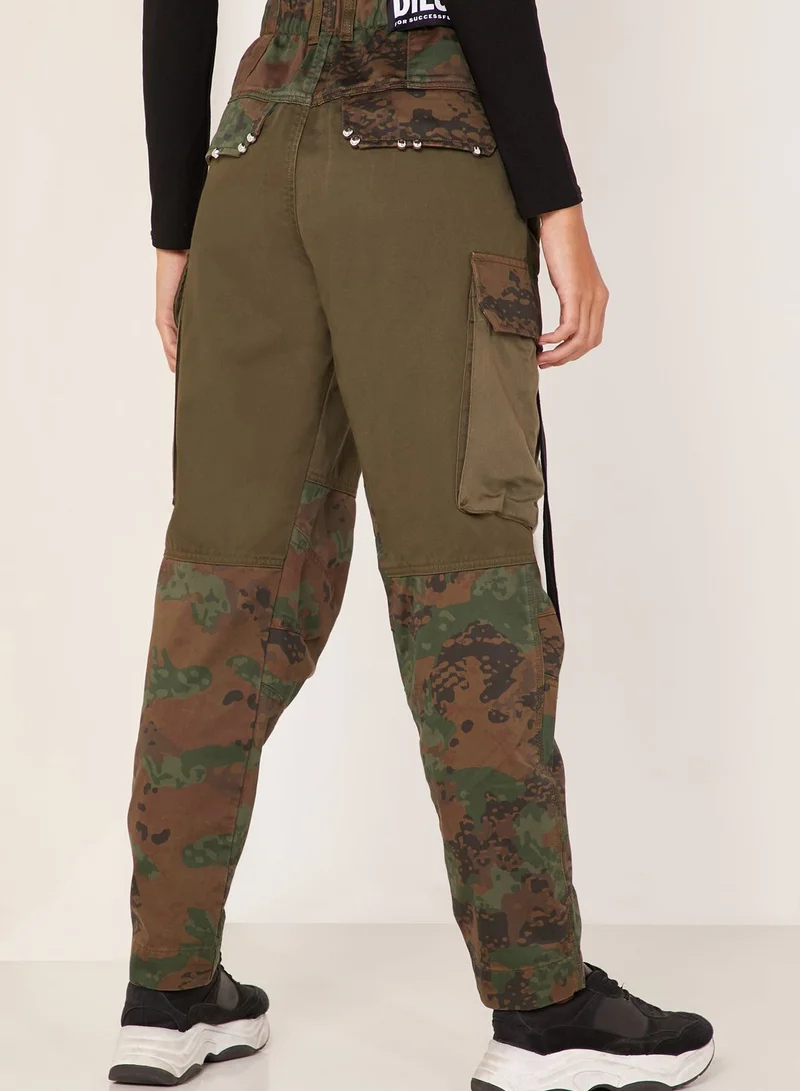 DIESEL Camo Print Cargo Pants