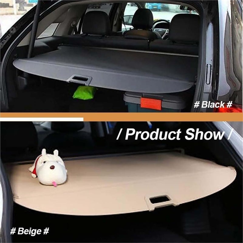 QASULER Car Rear Trunk Cargo Cover for Edge 2011-2014 - Image 5