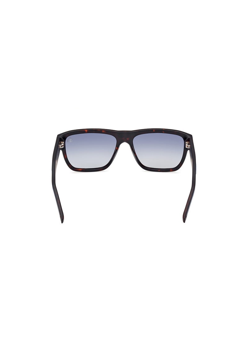 Timberland Men's Polarized Rectangular Sunglasses - TB933752D58 - Lens Size: 58 Mm  - Image 5