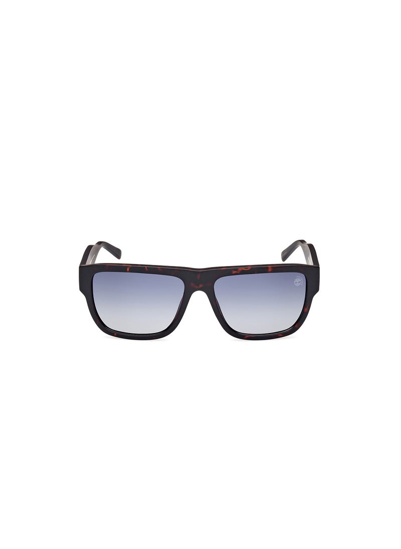 Timberland Men's Polarized Rectangular Sunglasses - TB933752D58 - Lens Size: 58 Mm  - Image 2