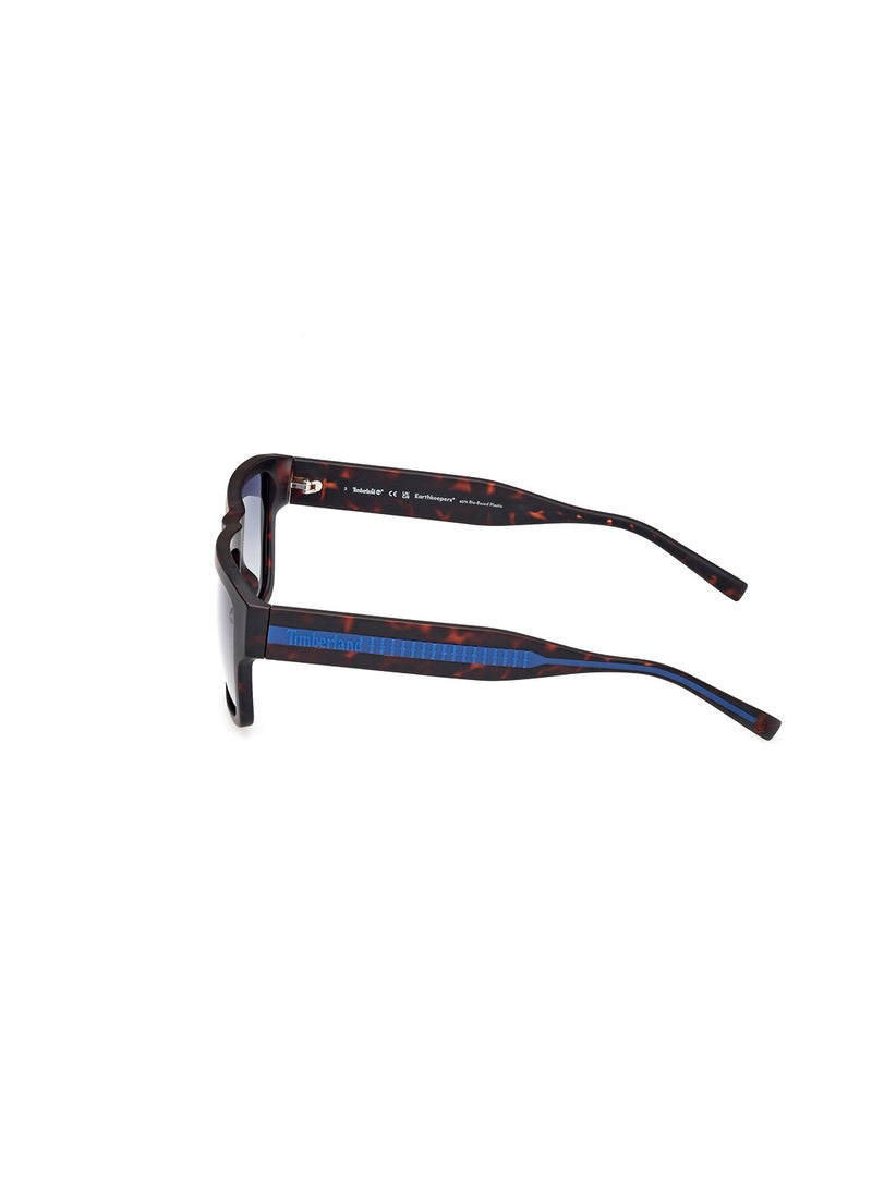 Timberland Men's Polarized Rectangular Sunglasses - TB933752D58 - Lens Size: 58 Mm  - Image 4
