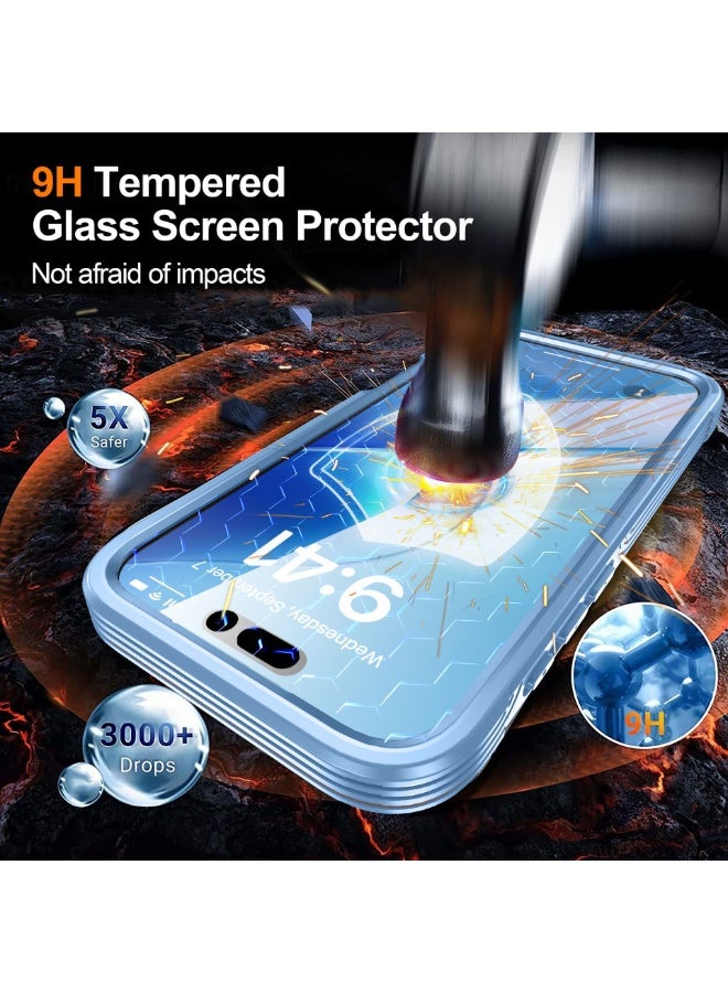 general Suitable for iPhone 17ProMax/17Pro built-in 9H glass mobile phone case magsafe magnetic bracket airbag anti-fall mobile phone protective cover - Image 3