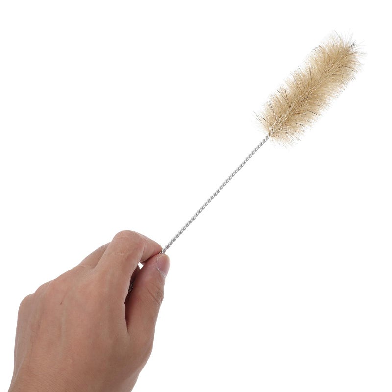 3Pcs Laboratory Tube Cleaning Brushes Set with 304 Stainless Steel Handles and Pig Bristle - Image 4