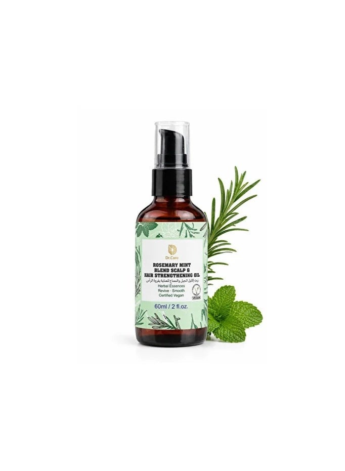 Dr Care Rosemary Mint Scalp & Hair Strengthening Oil, 60ml
