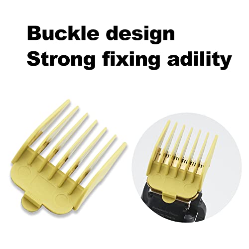 COSYONALL Professional Hair Clipper Guards Guide Combs,from 1/16inch to 1inch(1.5-25mm),Compatible with Wahl Professional Clippers/Trimmer - Image 3