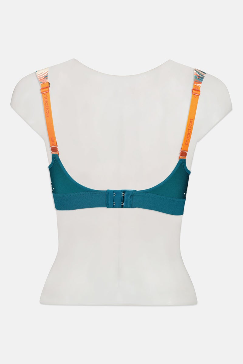 TRIUMPH سوتيان نسائي مزخرف ومبطن قليلاً، أزرق - Image 2