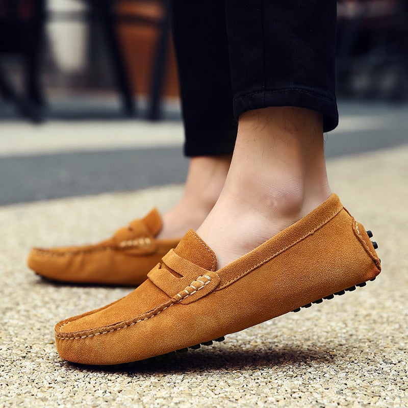 Men'S Shoes Anti-Velvet Casual Pea Shoes Men'S Lazy Footwear British Pea Shoes Large Size - Image 2