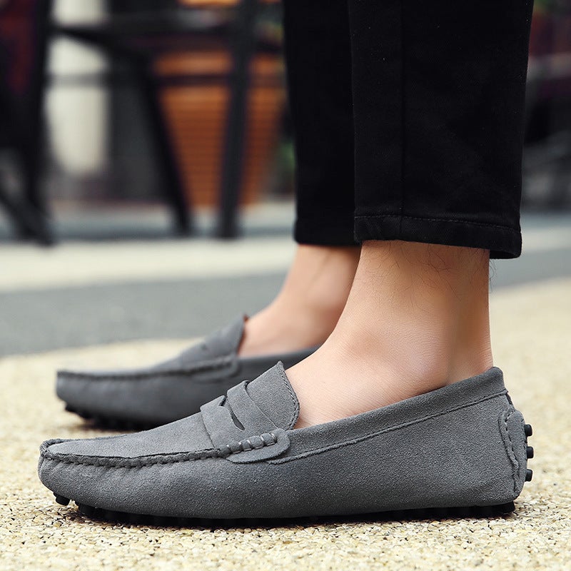 Men'S Shoes Anti-Velvet Casual Pea Shoes Men'S Lazy Footwear British Pea Shoes Large Size - Image 5