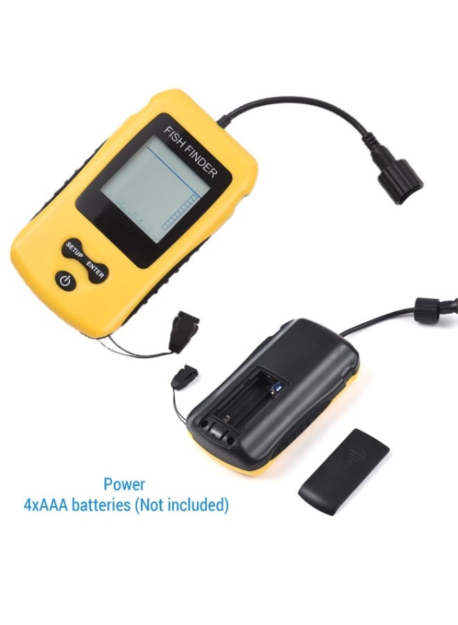 Lucky Portable Sonar Sensor Fish Fishing Finder Alarm Transducer with retail color package - Image 4
