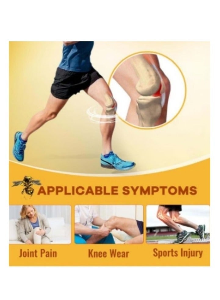 Sumifun Bee Venom Joint Pain Relief Cream 5 PCS | Knee Support & Meniscus Care Ointment | Anti-Inflammatory Muscle Soothing Cream | Fast Absorption Joint Care Gel | Daily Recovery Therapy | 5x20g - Image 3